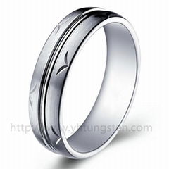 Garved tungsten ring.Tungsten jewelry.Tungsten ring.New style ring.Fashions ring