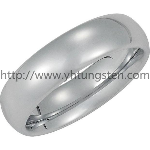 White tungsten ring