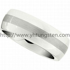 White tungsten ring.Tungsten jewery.Tungsten ring.New style ring.Fashion ring