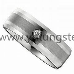 White tungsten ring.Tungsten jewelry.Tungsten ring.New style ring.Fashions ring