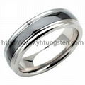 Cobalt chrome ring.Tungsten