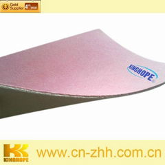 Nonwoven insole board with EVA