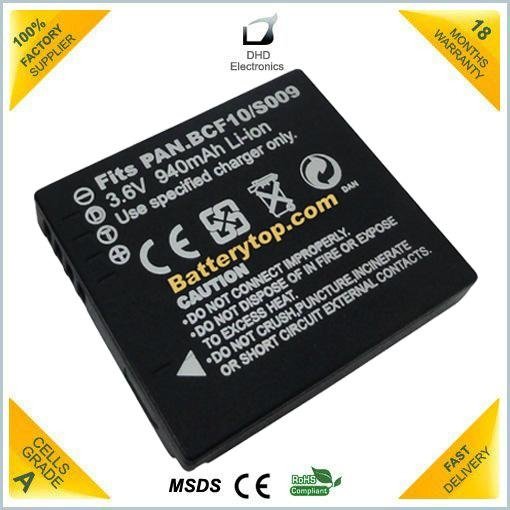 Replacement Camera Battery Pack BCF10 for Pansonic 