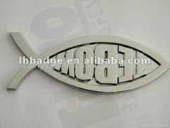 ABS Chrome plated car badge