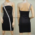 Diamond Black Layered Prom Dress Short JM1120