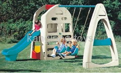 plastic swing play