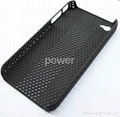 Air Jacket Perforated Net Hard Case For Iphone 4 4G 4S 3