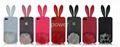 Iphone 4G 4S Soft Cute Rabbit Bunny Ears Tail Silicone Protector