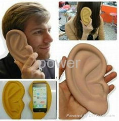 DESIGNER 3D EAR SILICONE CASE BUMPER FOR APPLE IPHONE 4 4G 4S