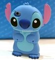 Stitch 3D Movable Ear Flip Hard Back Case for Apple iPhone 4S 4G 2