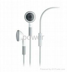 Earphone Mic for Apple Iphone 4g 4S iPod Touch 4 3g 3gs Nano