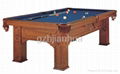 Carved pool table