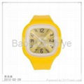 2012 Fashion Jelly Silicone Quartz Watch 5