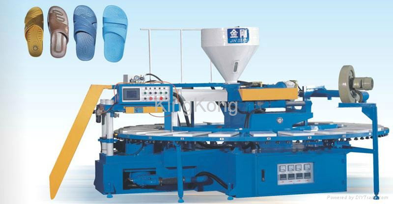 one color PVC flip flop slipper injection moulding machine