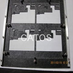 Selective wave solder pallets for electronic assembly