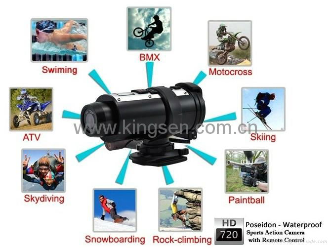 ks007 Special laser light digital camera,sport action camera   4