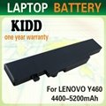  Laptop Batteries For LENOVO IdeaPad Y460 Y560 series 3