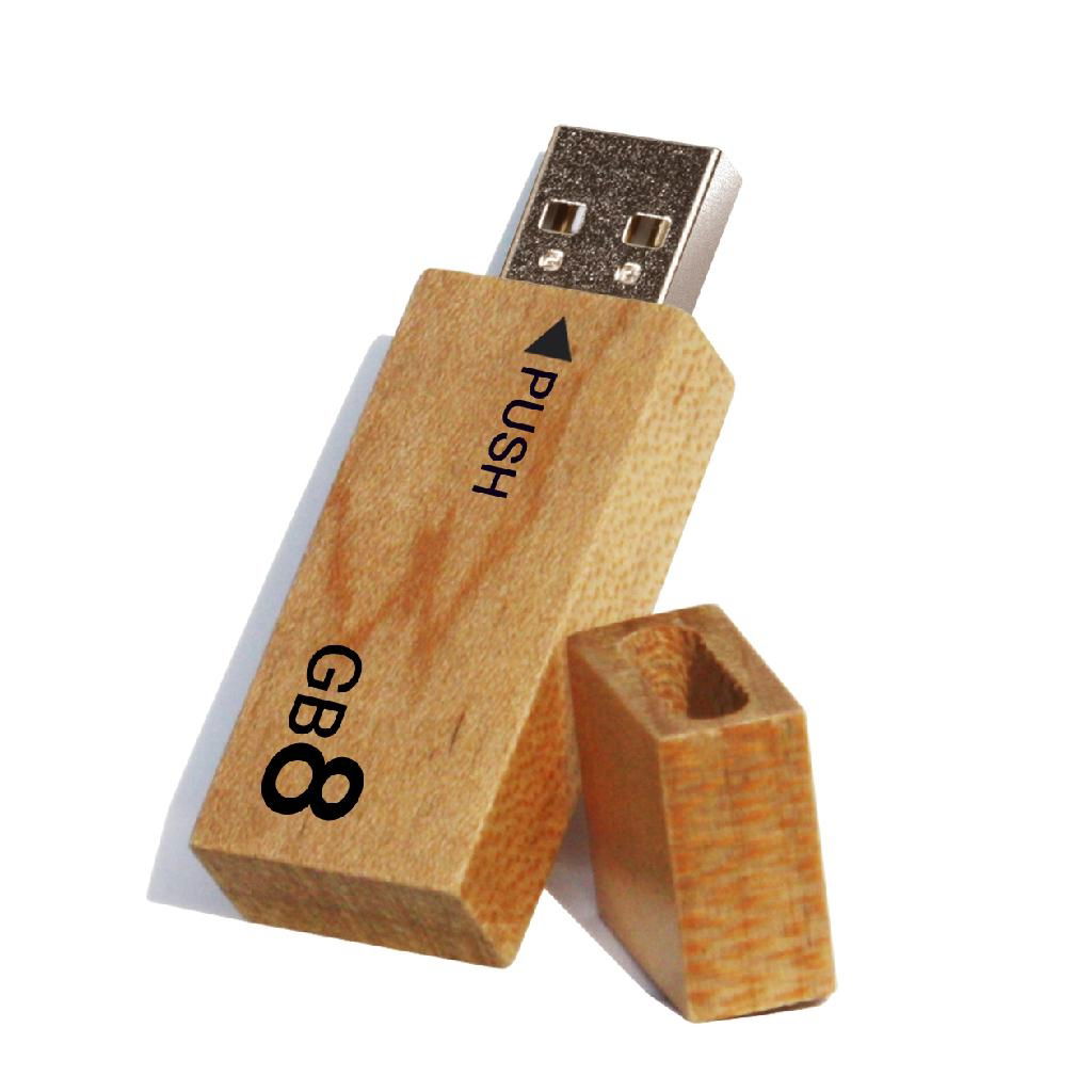 Wooden, Bamboo cover usb pen drive 2