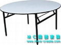 圓形PVC折疊大餐桌 4