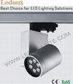 LED Track Light with Screwless Design