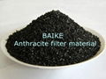 Water treatment anthracite filter material  