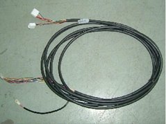 Control device wire for bus air conditioner