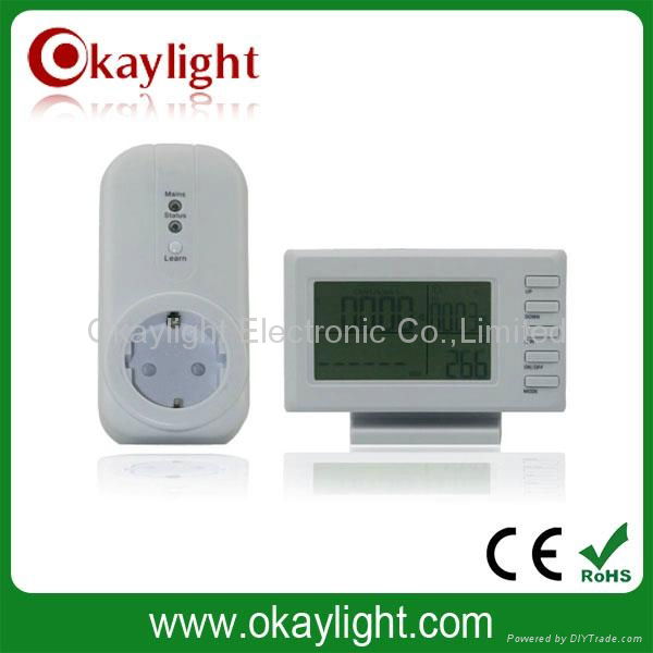 Mini TV shape wireless digital energy meter with LCD display from manufacturer