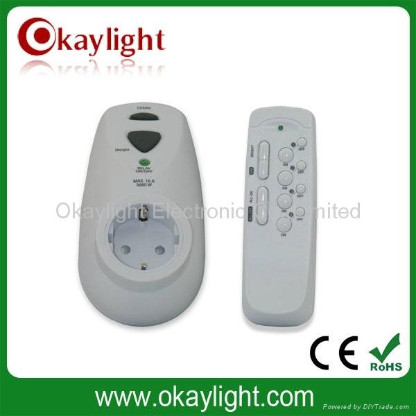 GS/CE approval remote control sockets