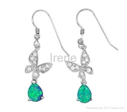 2012 newest earring and fashion retail hot sale blue earring 3