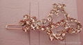 hair clips plating golden fashion and newest design 1