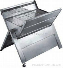 Folding Portable Notebook Stainless Steel Charcoal BBQ Grills