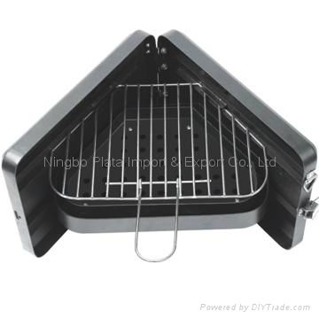 Folding Portable Briefcase Steel Charcoal BBQ Grills