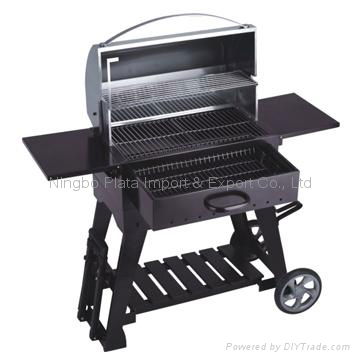 Folding Portable Suitcase Steel Charcoal BBQ Grills
