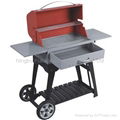 Folding Portable Suitcase Steel Charcoal BBQ Grills 1