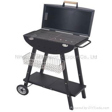 Folding Movable Box Steel Charcoal BBQ Grills