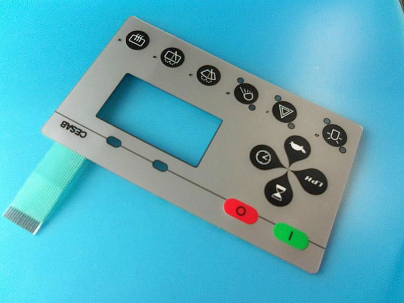 Tactile Membrane Switch with LCD Window  2