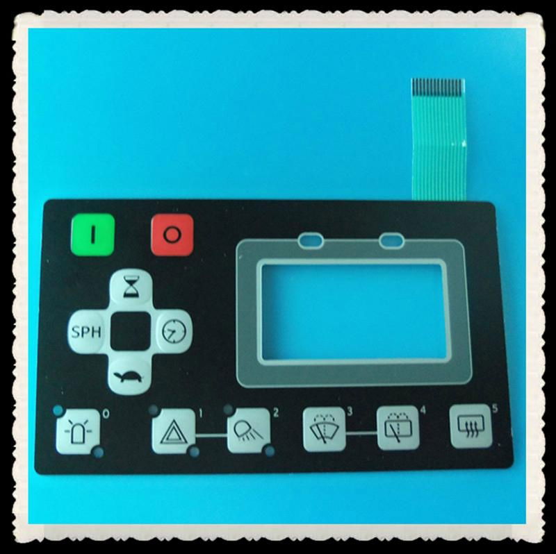 Tactile Membrane Switch with LCD Window  4