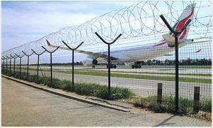 Airport fence