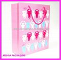 Paper shopping bag with colorful cartoon printing