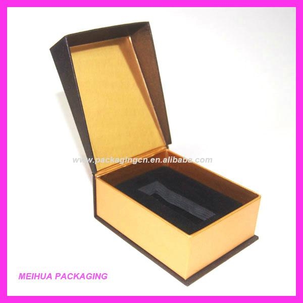 Elegant paper perfume box with EVA liner inside