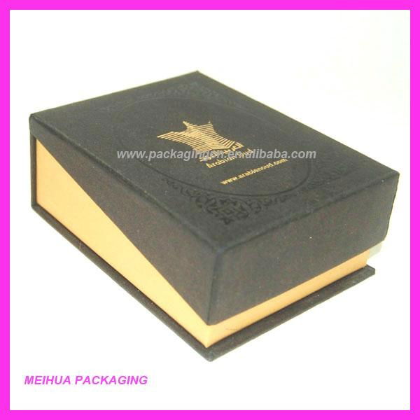 Elegant paper perfume box with EVA liner inside 2