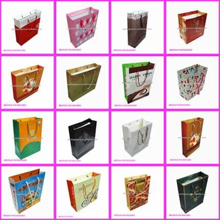 Paper shopping bag with colorful cartoon printing 2