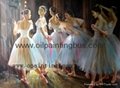 Ballet dancing oil painting craft  4