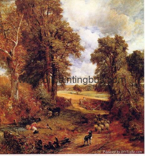 Classical Landscape oil painting art craft    