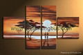the newest products group Abstract oil painting craft painting 3