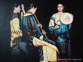 oil painting chinese gril craft character paintings ChenYiFei  1