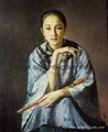 oil painting chinese gril craft character paintings ChenYiFei  4