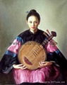 oil painting chinese gril  craft character paintings  5