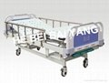 A-51 Three-function Manual Hospital Bed with ABS Bed Head 2