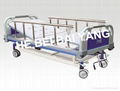 A-51 Three-function Manual Hospital Bed with ABS Bed Head 3